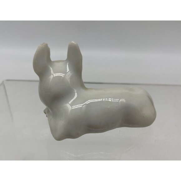 Set Of 3 Japanese Porcelain Miniature French Bulldog Figurines - Picture 9 of 11